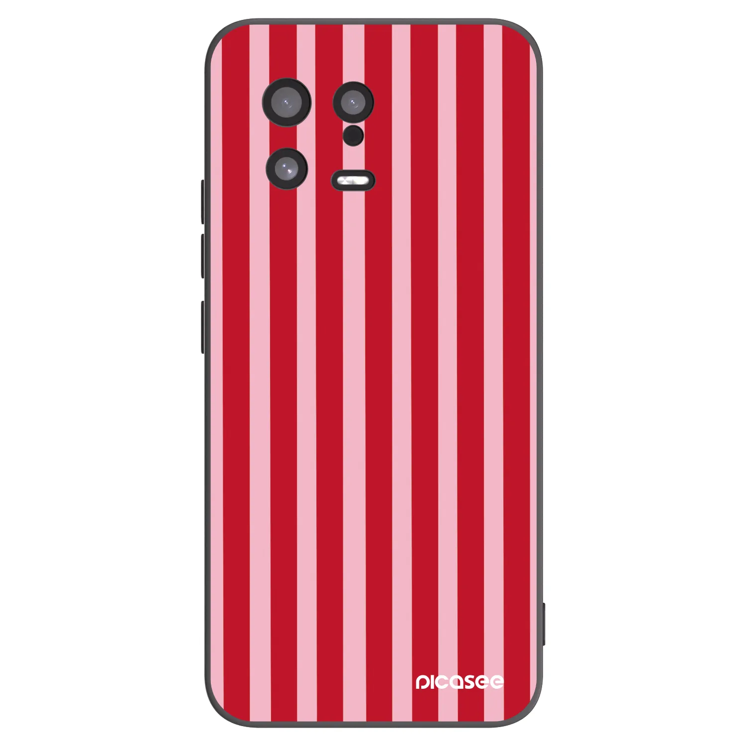 Picasee silikonový černý obal pro Xiaomi 13 - Lines red