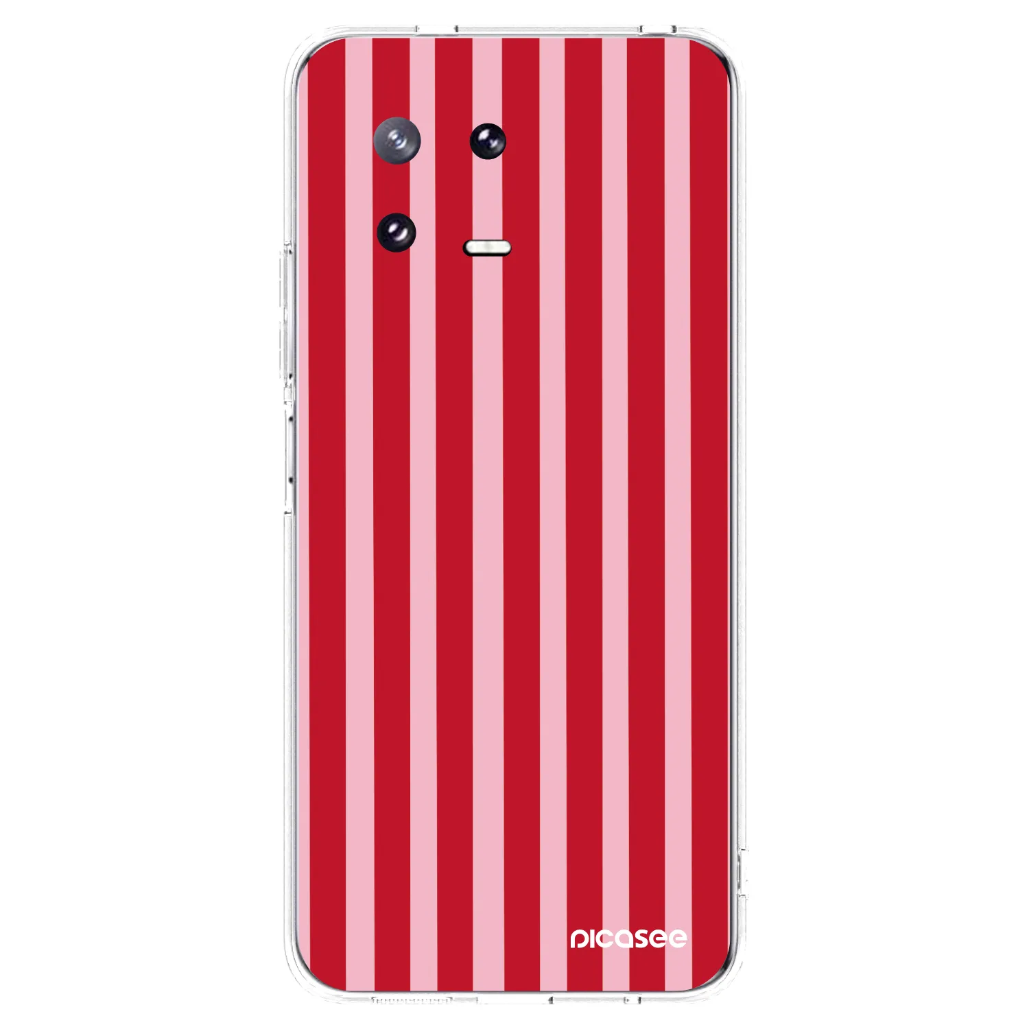 Picasee silikonový průhledný obal pro Xiaomi 13 Pro - Lines red