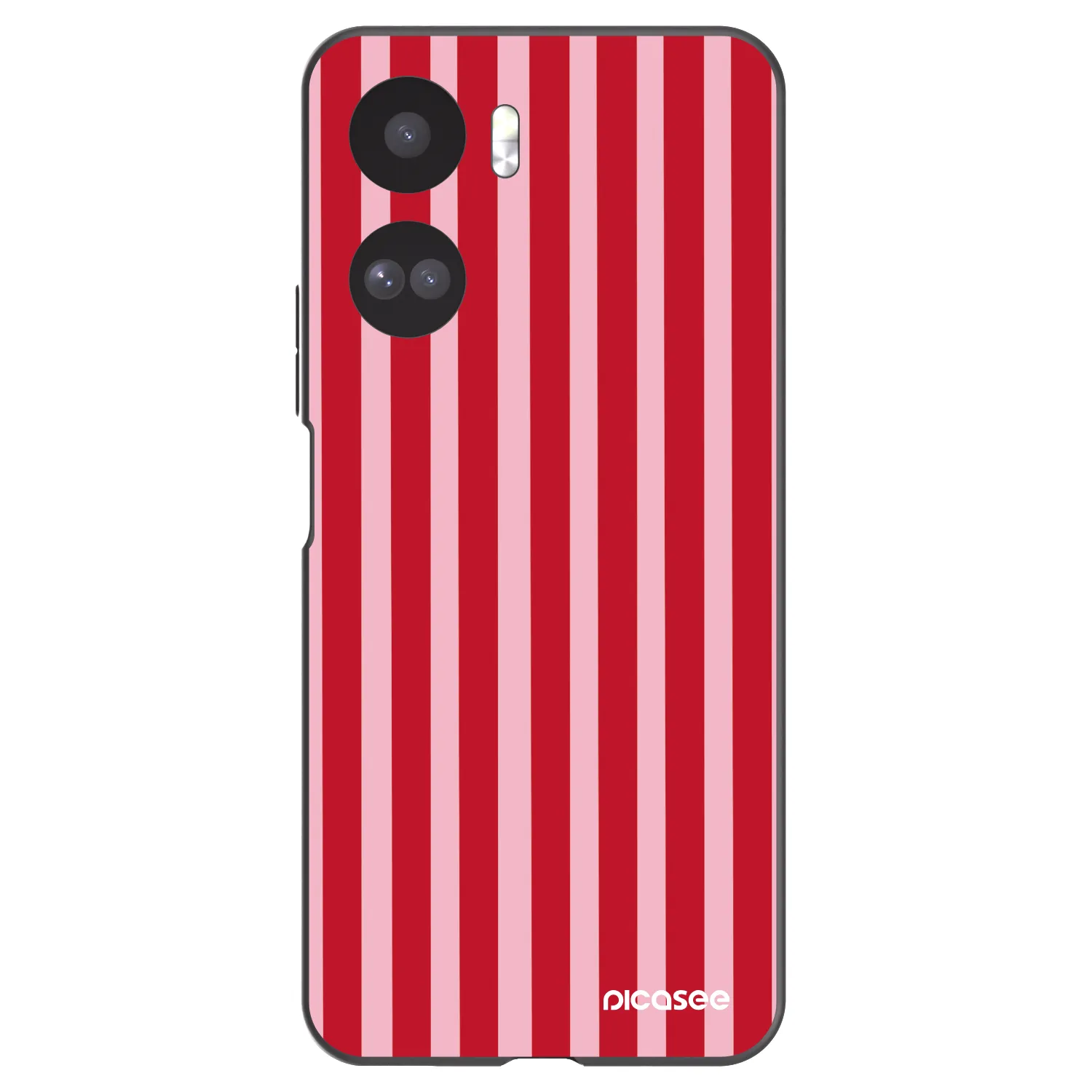 Picasee silikonový černý obal pro Honor 90 Lite 5G - Lines red