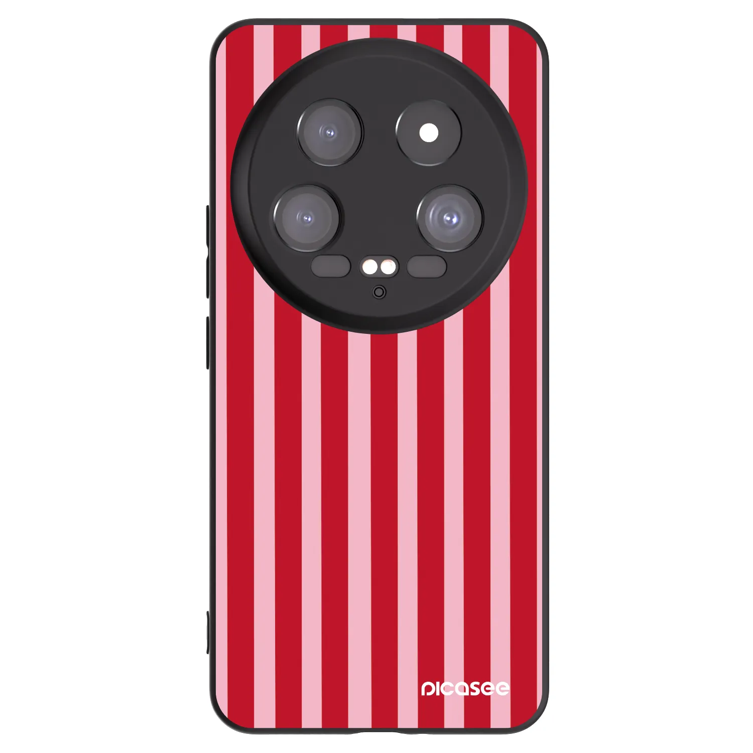 Picasee silikonový černý obal pro Xiaomi 14 Ultra - Lines red