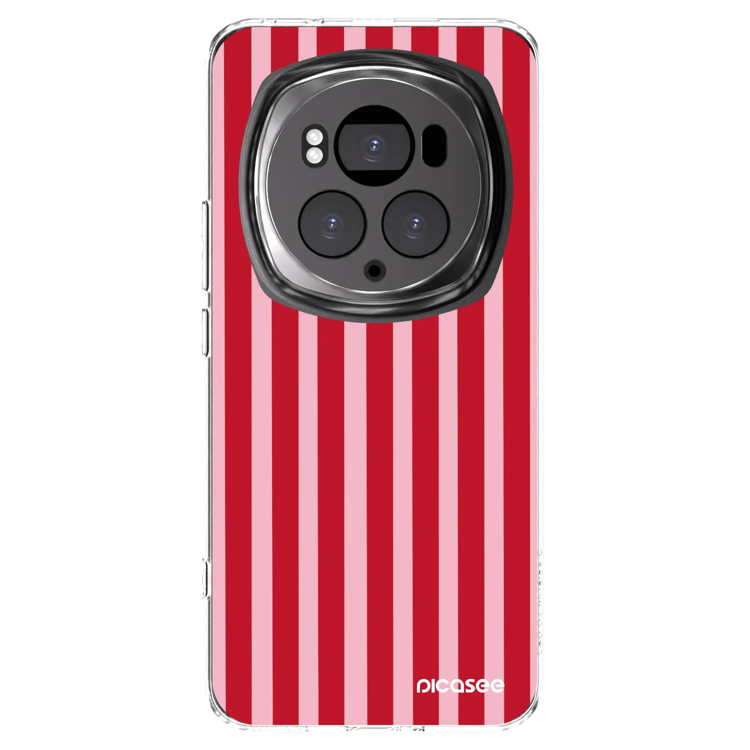 Picasee silikonový průhledný obal pro Honor Magic6 Pro - Lines red