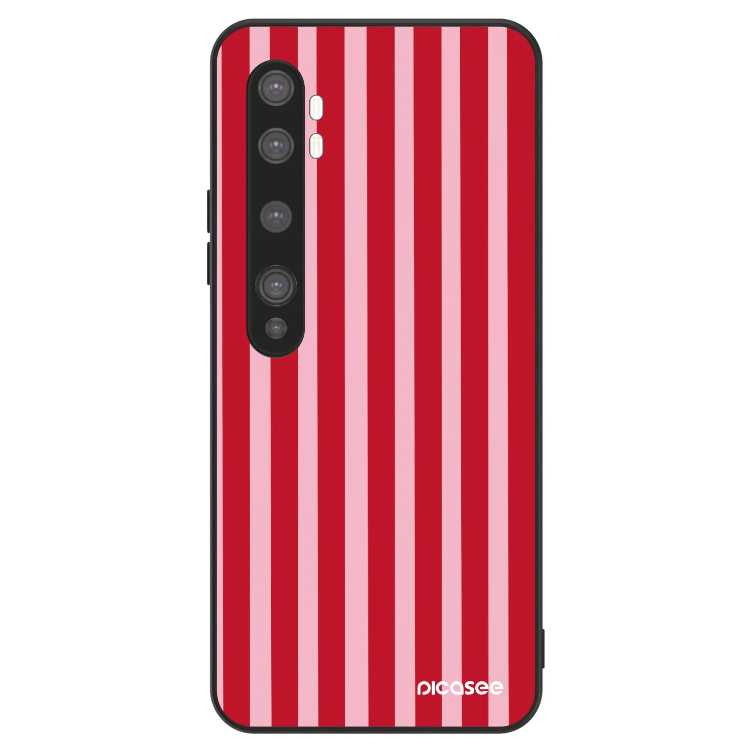 Picasee ULTIMATE CASE pro Xiaomi Mi Note 10 (Pro) - Lines red