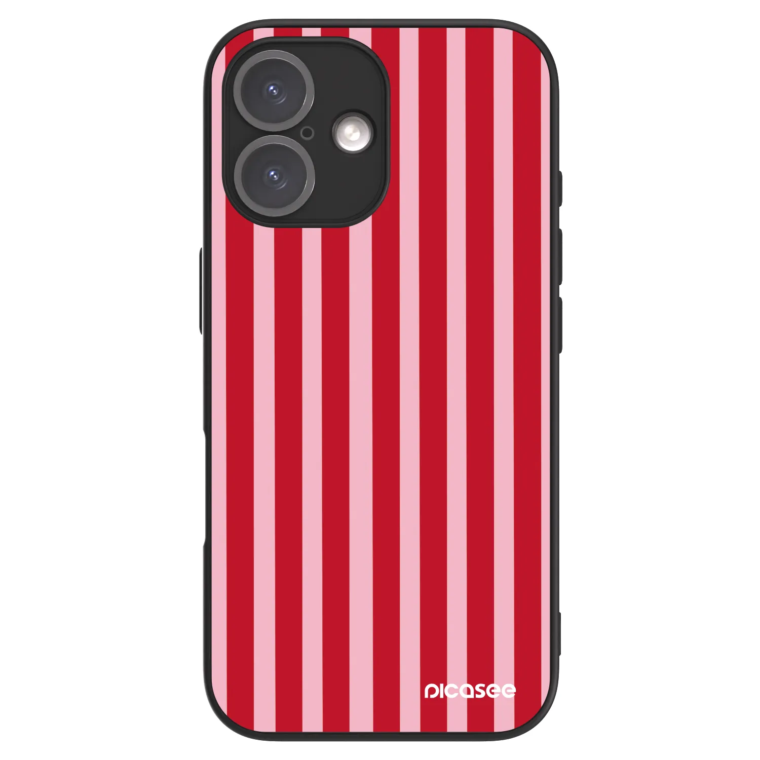 Picasee ULTIMATE CASE MagSafe pro Apple iPhone 16 - Lines red