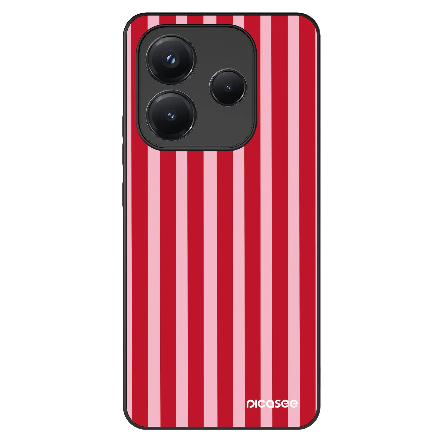 Picasee ULTIMATE CASE pro Xiaomi Redmi Note 14 5G - Lines red