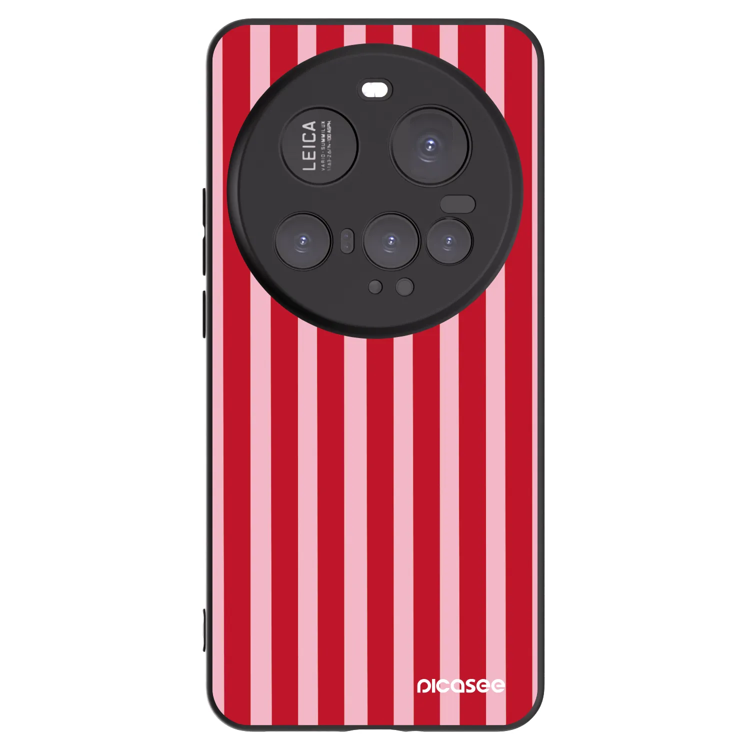 Picasee silikonový černý obal pro Xiaomi 15 Ultra - Lines red