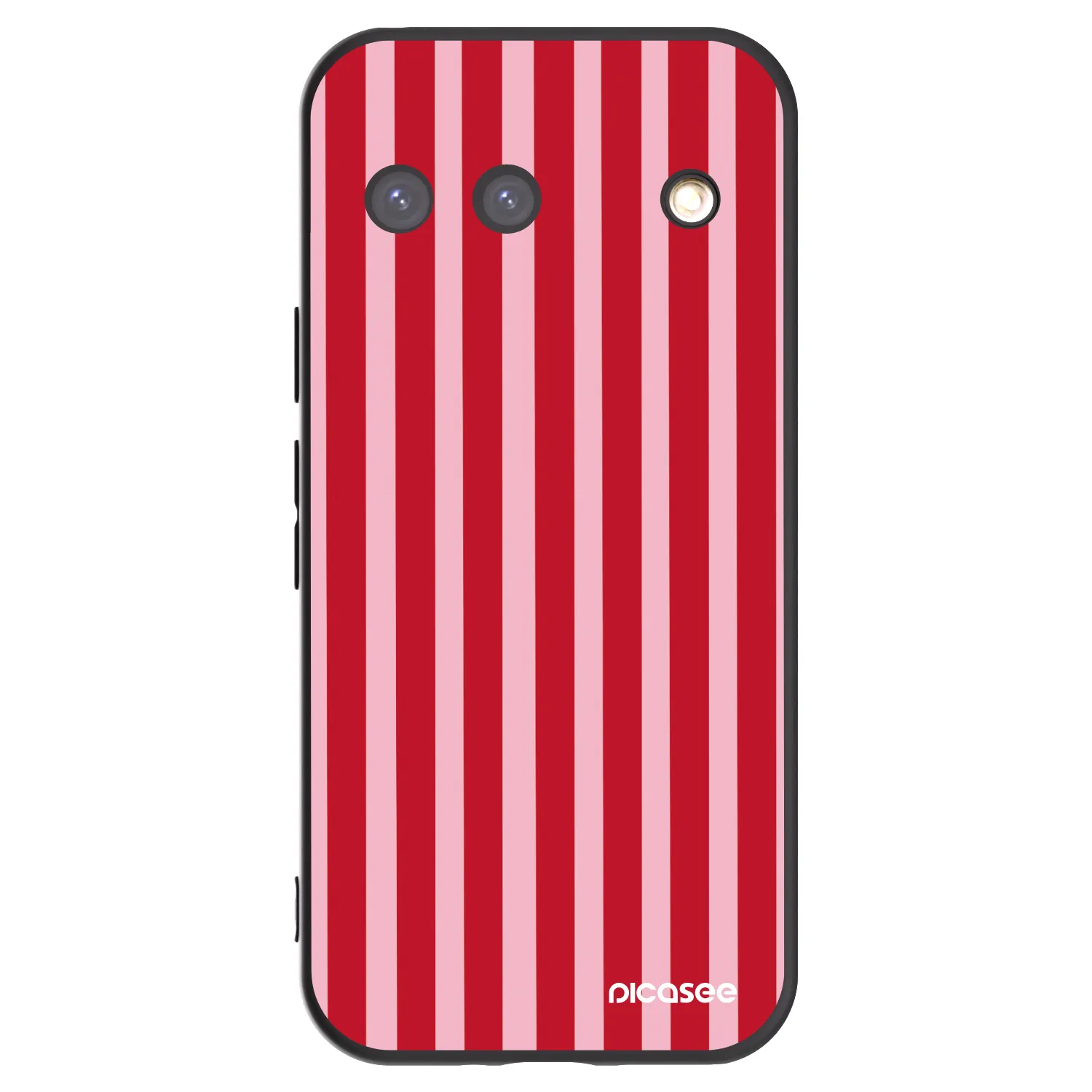 Picasee silikonový černý obal pro Google Pixel 9 - Lines red