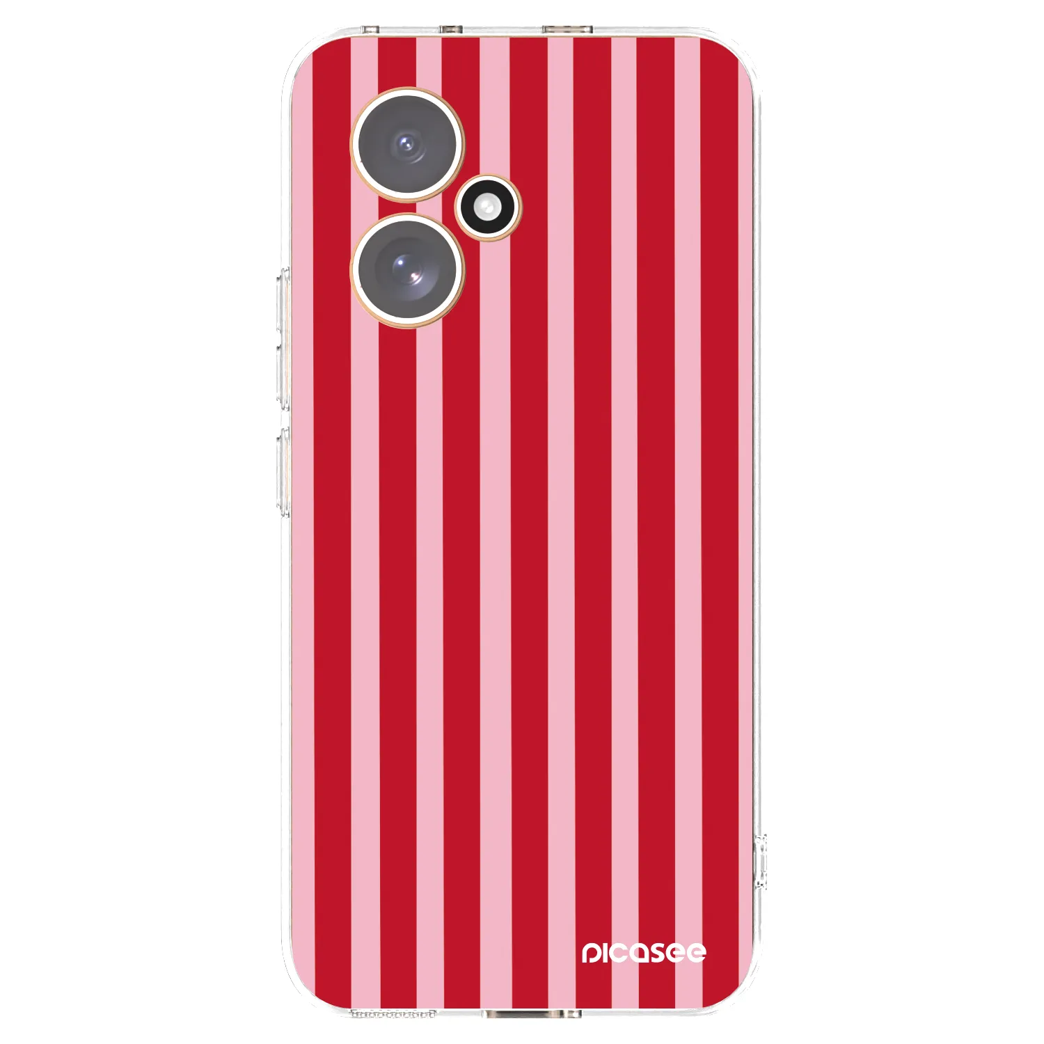 Picasee silikonový průhledný obal pro Honor 400 5G - Lines red