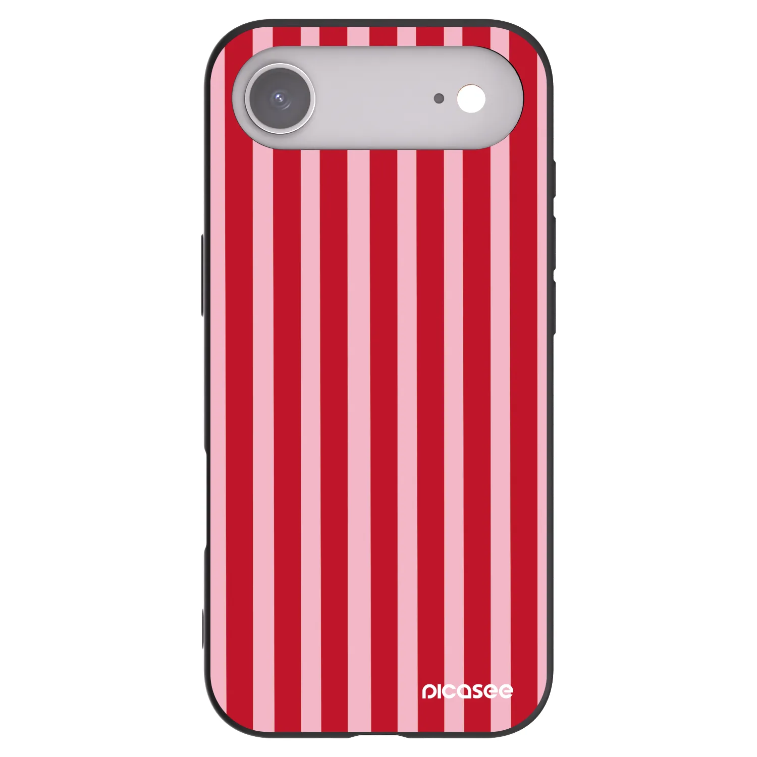 Picasee silikonový černý obal pro Apple iPhone Air - Lines red