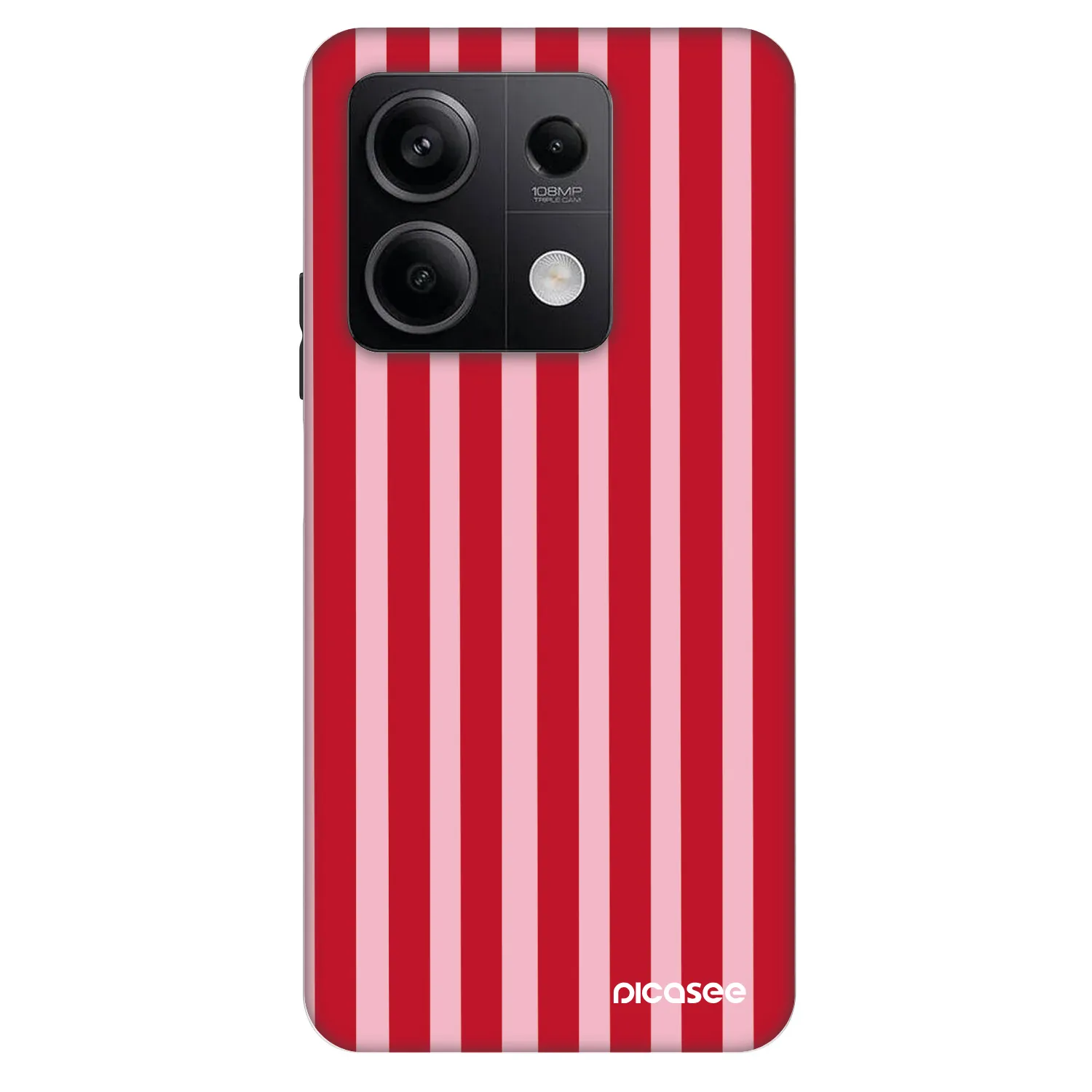Picasee Fashion Case pro Xiaomi Redmi Note 13 5G - Lines red