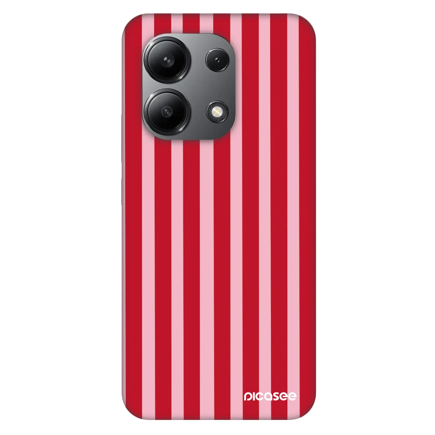 Picasee Fashion Case pro Xiaomi Redmi Note 13 4G - Lines red