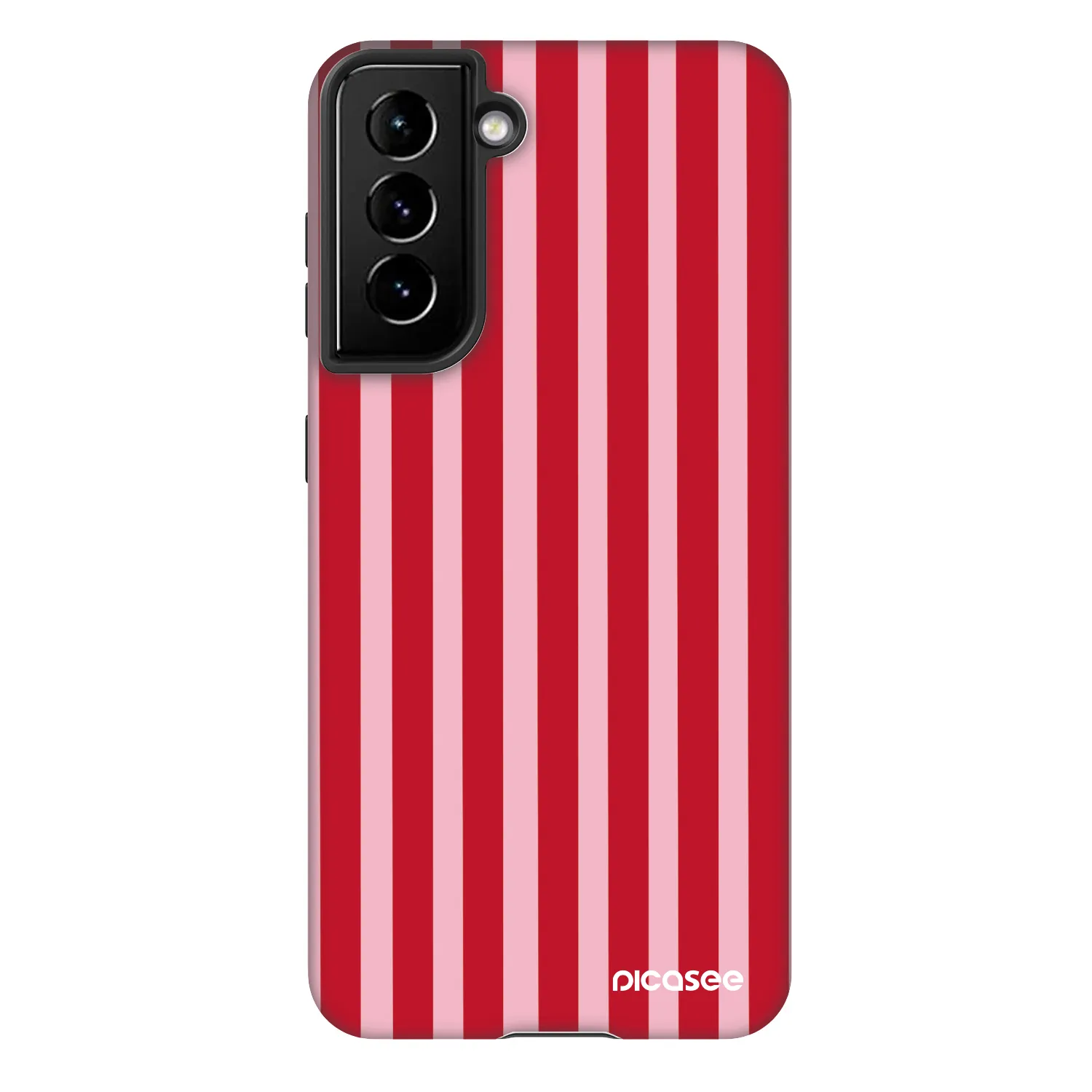 Picasee Fashion Case pro Samsung Galaxy S21 5G G991B - Lines red