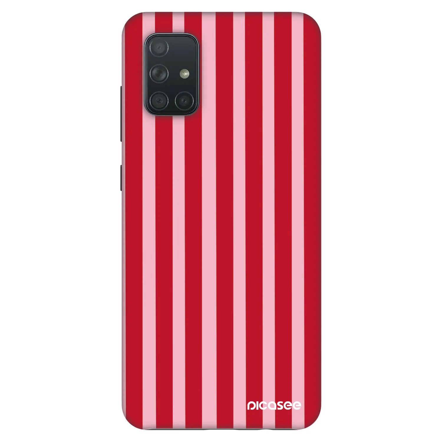 Picasee Fashion Case pro Samsung Galaxy A71 A715F - Lines red