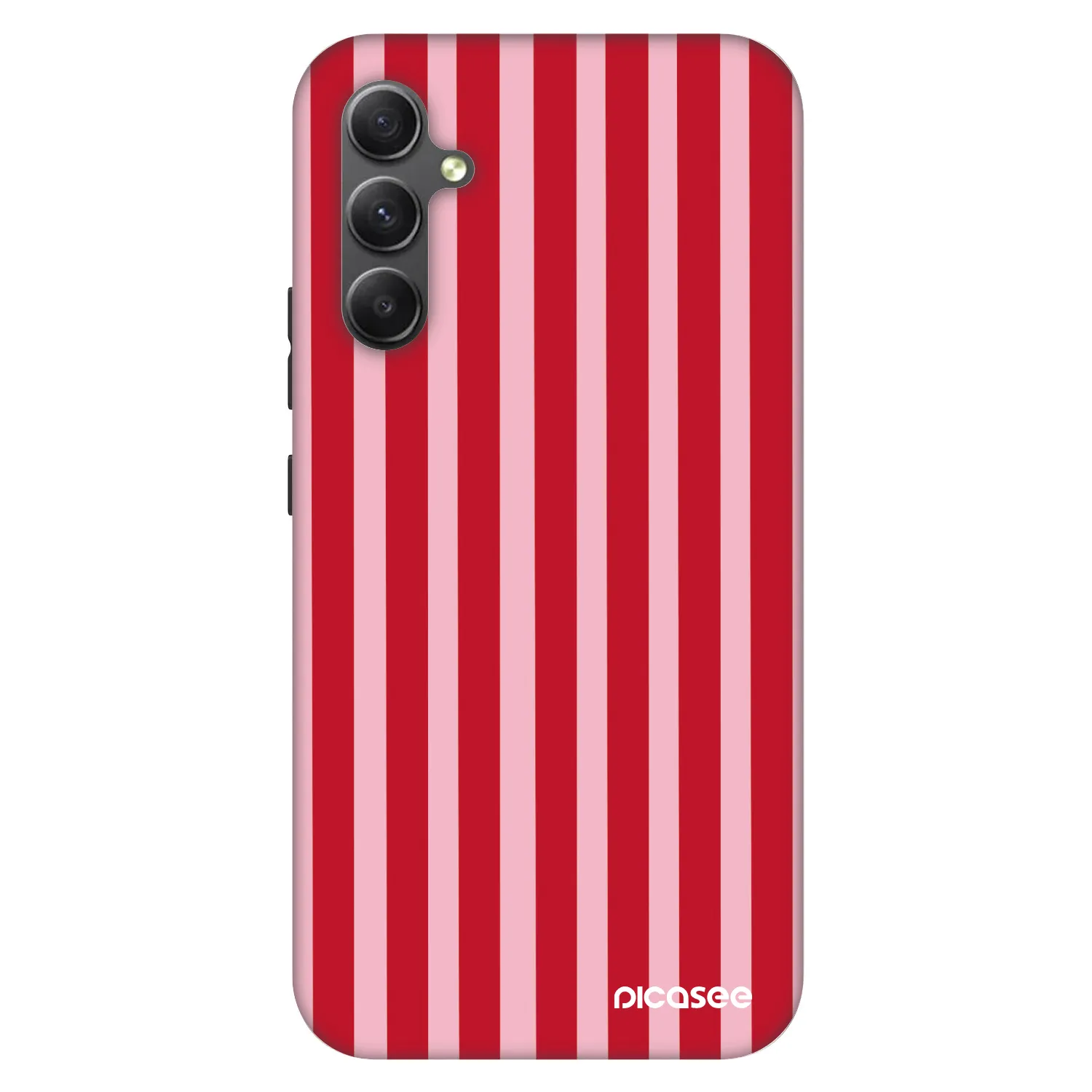 Picasee Fashion Case pro Samsung Galaxy A34 5G A346B - Lines red