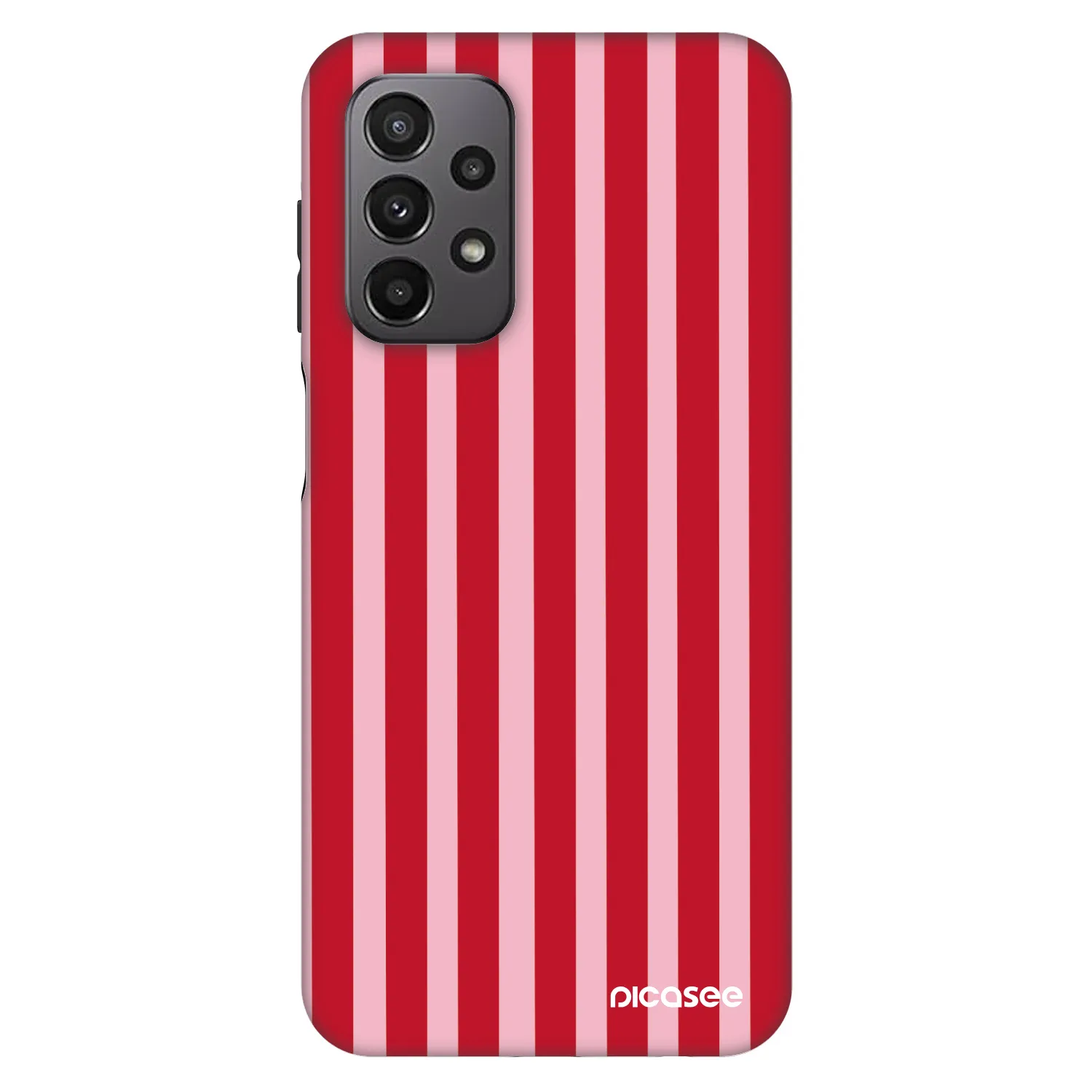 Picasee Fashion Case pro Samsung Galaxy A23 A235F 4G - Lines red