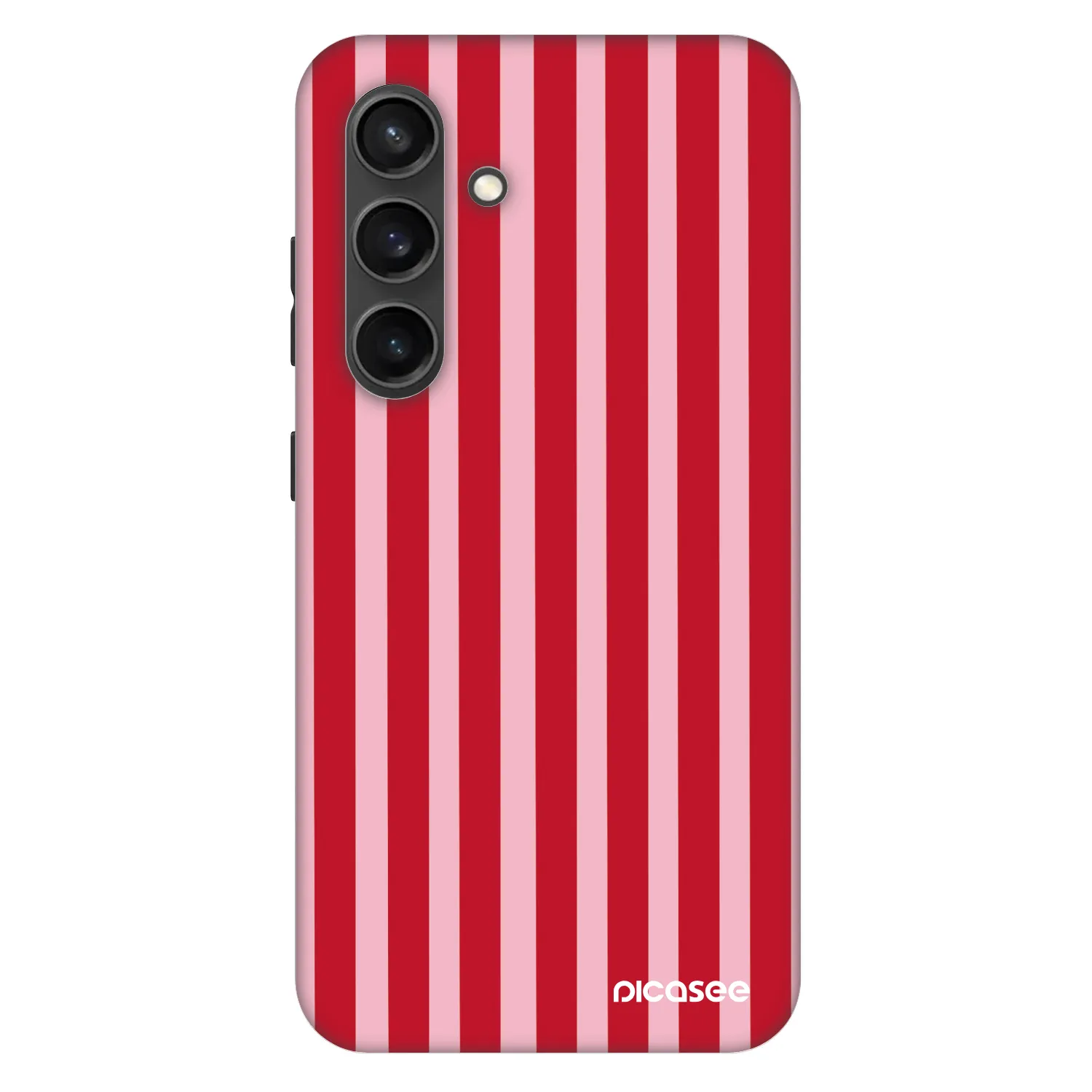 Picasee Fashion Case PowerShare pro Samsung Galaxy S24 S921B 5G - Lines red