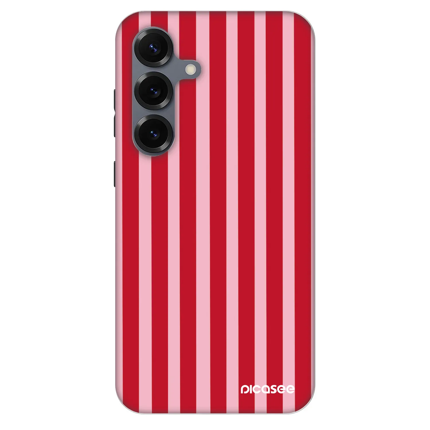 Picasee Fashion Case PowerShare pro Samsung Galaxy S25 5G - Lines red