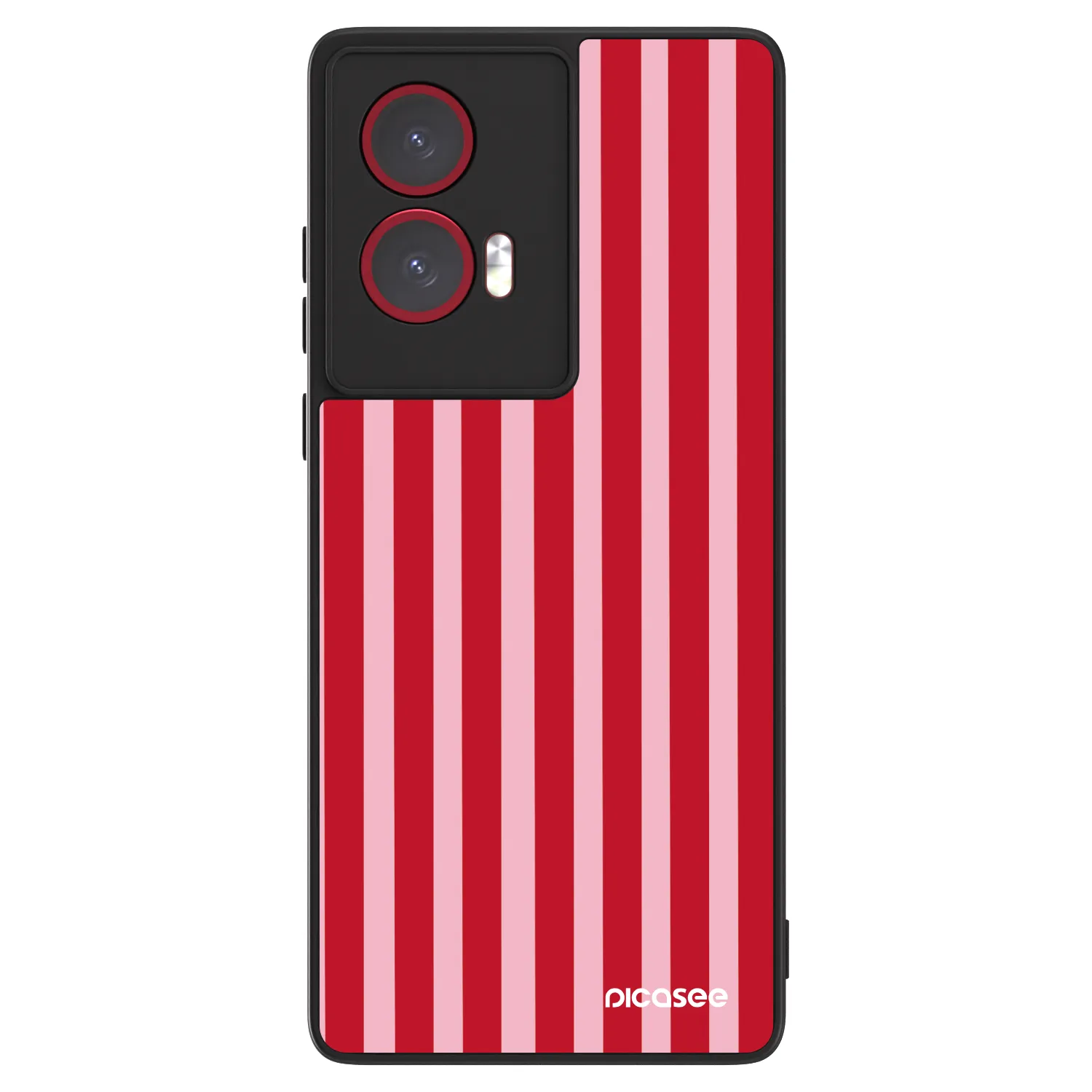 Picasee ULTIMATE CASE pro Motorola Edge 50 Fusion - Lines red