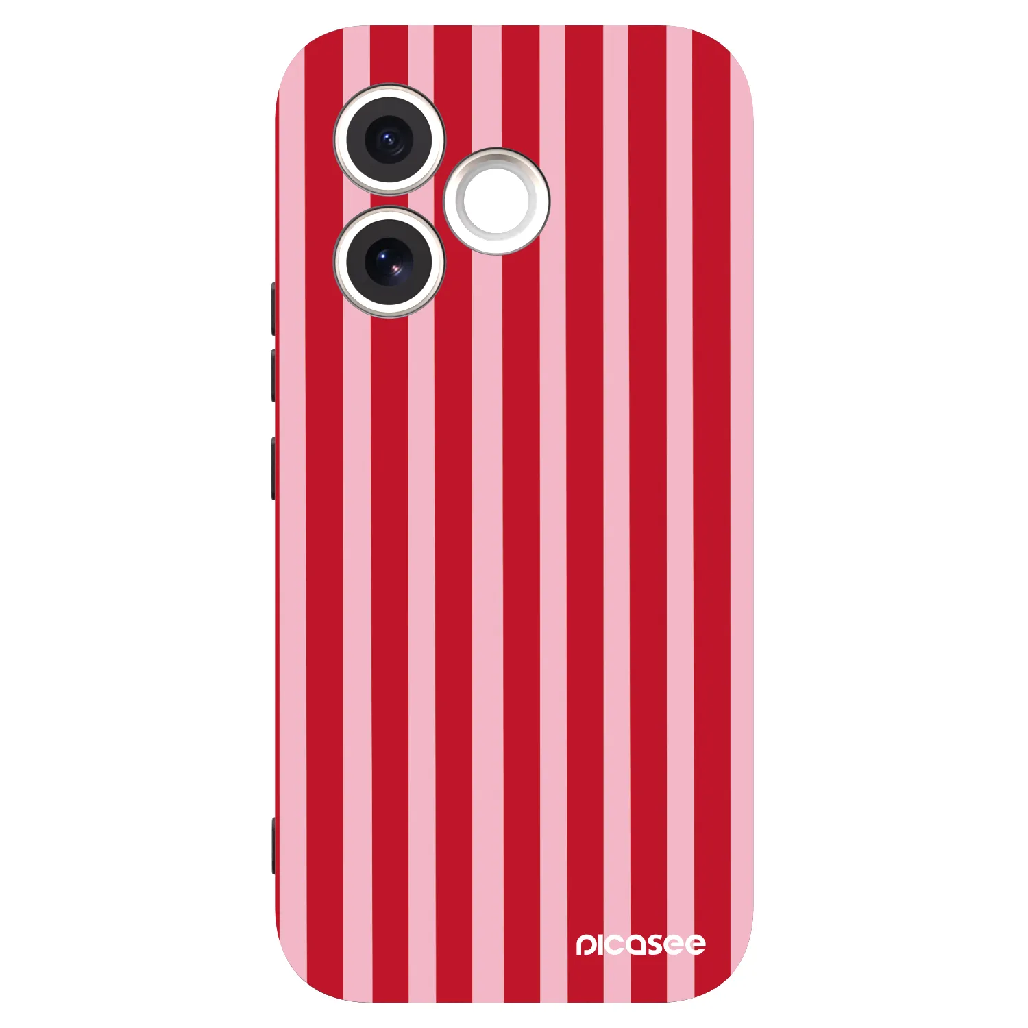Picasee silikonový černý obal pro Honor 600 Lite - Lines red