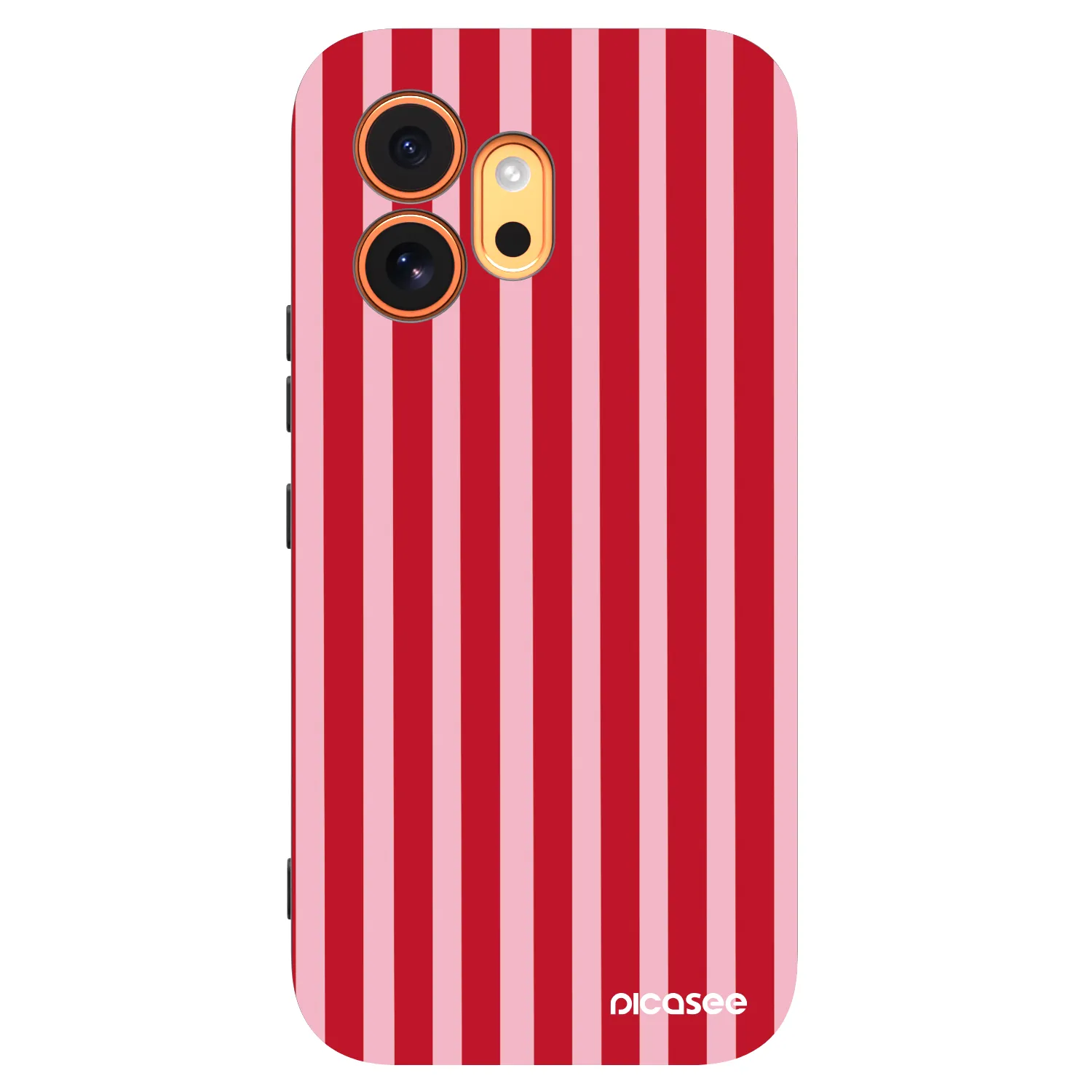 Picasee silikonový černý obal pro Honor 600 - Lines red