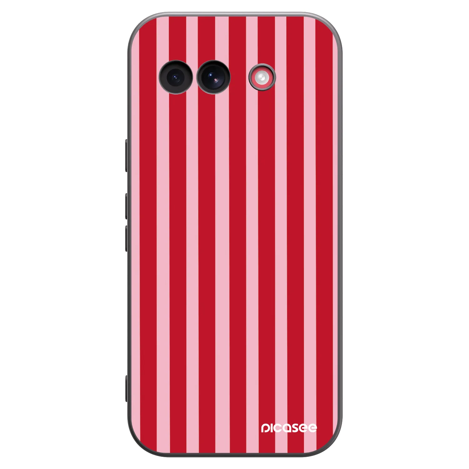 Picasee silikonový černý obal pro Google Pixel 10a - Lines red