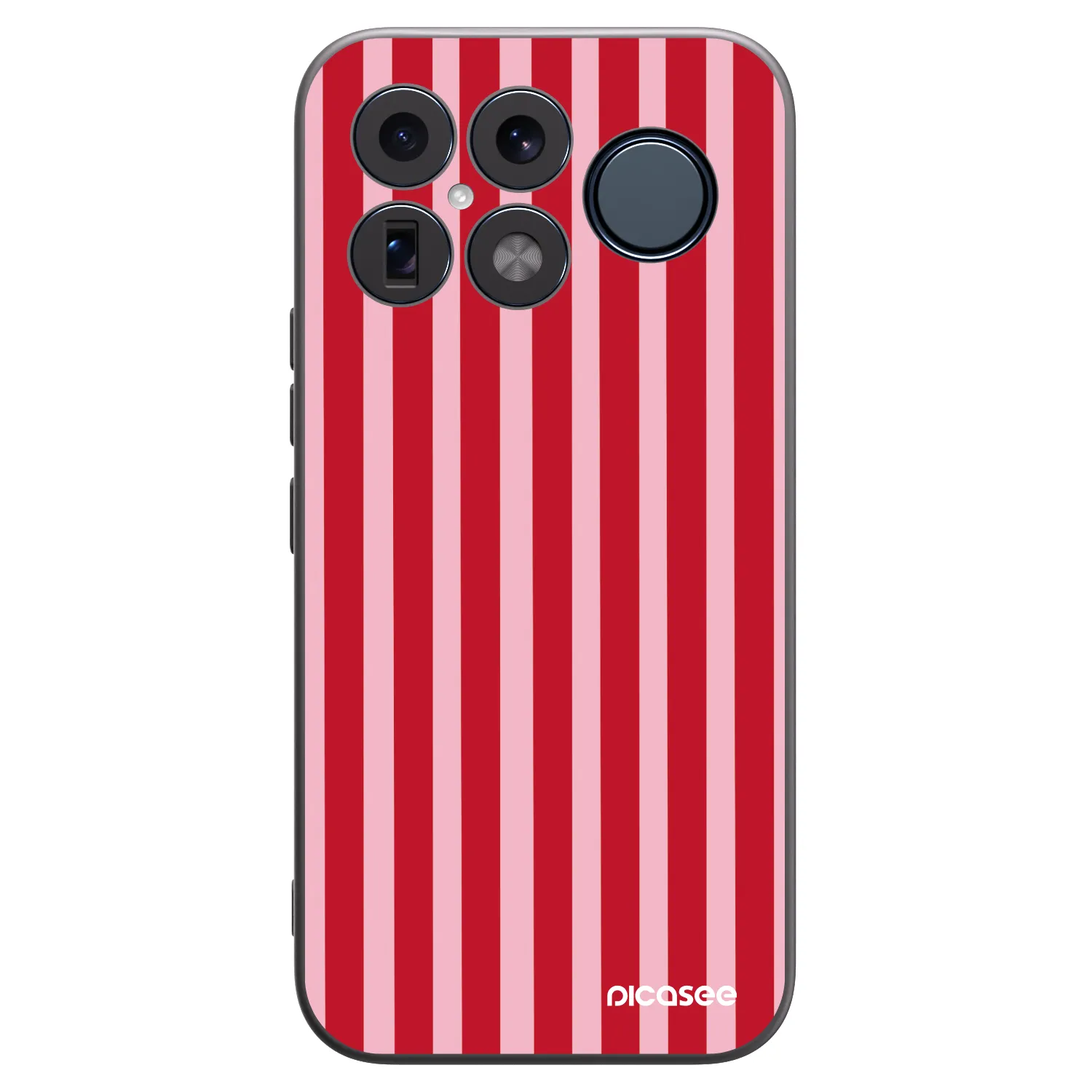Picasee silikonový černý obal pro Xiaomi Poco F8 Ultra - Lines red