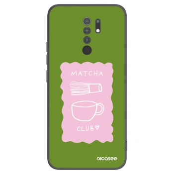 Picasee silikonový černý obal pro Xiaomi Redmi 9 - Matcha club