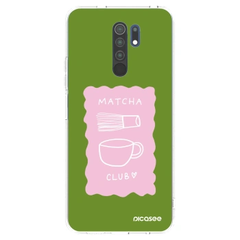 Picasee silikonový průhledný obal pro Xiaomi Redmi 9 - Matcha club