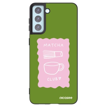 Picasee silikonový černý obal pro Samsung Galaxy S21+ 5G G996F - Matcha club
