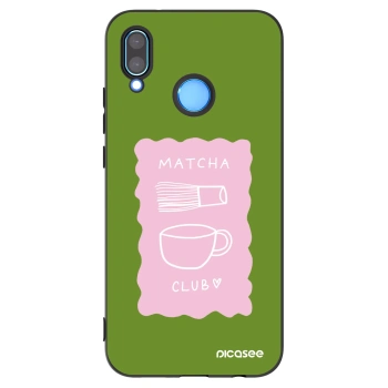 Picasee silikonový černý obal pro Huawei P20 Lite - Matcha club