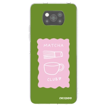 Picasee silikonový černý obal pro Xiaomi Poco X3 Pro - Matcha club