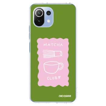 Picasee silikonový průhledný obal pro Xiaomi Mi 11 Lite - Matcha club