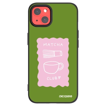 Picasee silikonový černý obal pro Apple iPhone 13 - Matcha club