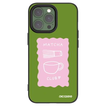 Picasee silikonový černý obal pro Apple iPhone 13 Pro - Matcha club