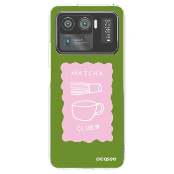 Picasee silikonový průhledný obal pro Xiaomi Mi 11 Ultra - Matcha club
