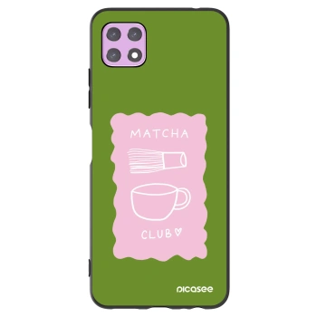 Picasee silikonový černý obal pro Samsung Galaxy A22 A226B 5G - Matcha club
