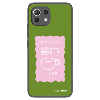 Picasee silikonový černý obal pro Xiaomi 11 Lite 5G NE - Matcha club
