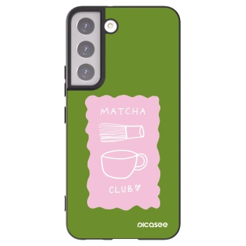 Picasee silikonový černý obal pro Samsung Galaxy S22 5G - Matcha club
