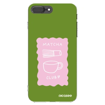 Picasee silikonový průhledný obal pro Apple iPhone 7 Plus - Matcha club