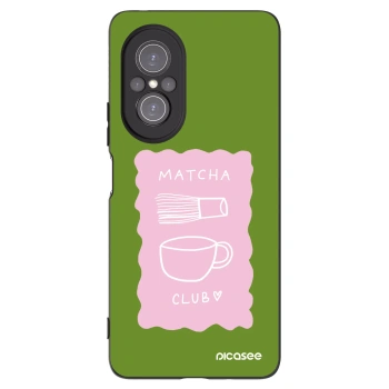Picasee silikonový černý obal pro Huawei Nova 9 SE - Matcha club