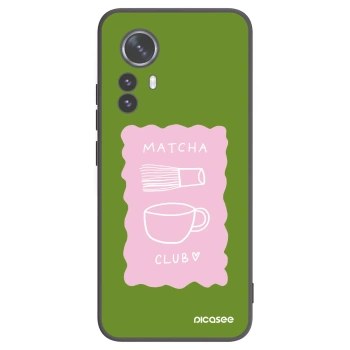 Picasee silikonový černý obal pro Xiaomi 12 Pro - Matcha club