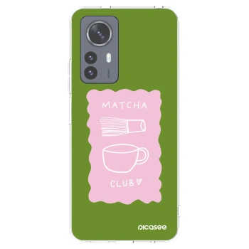 Picasee silikonový průhledný obal pro Xiaomi 12 Pro - Matcha club
