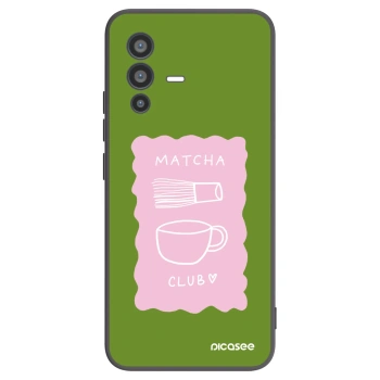 Picasee silikonový černý obal pro Vivo V23 5G - Matcha club