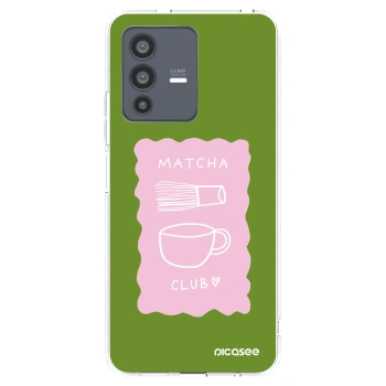Picasee silikonový průhledný obal pro Vivo V23 5G - Matcha club