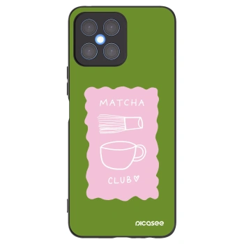 Picasee silikonový černý obal pro Honor X8 4G - Matcha club