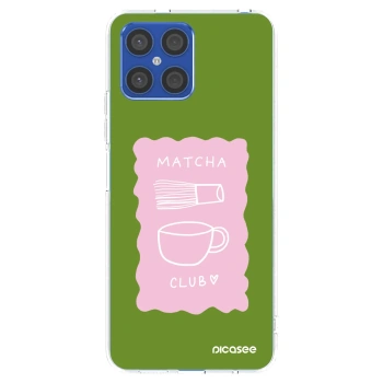 Picasee silikonový průhledný obal pro Honor X8 4G - Matcha club
