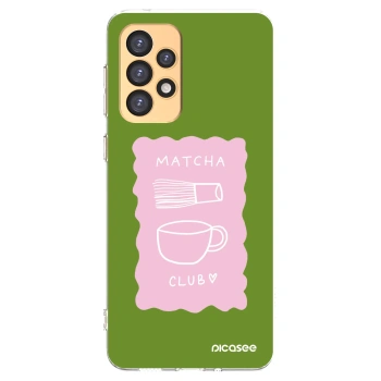 Picasee silikonový průhledný obal pro Samsung Galaxy A33 5G A336 - Matcha club