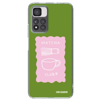 Picasee silikonový průhledný obal pro Xiaomi Redmi Note 11 Pro+ 5G - Matcha club