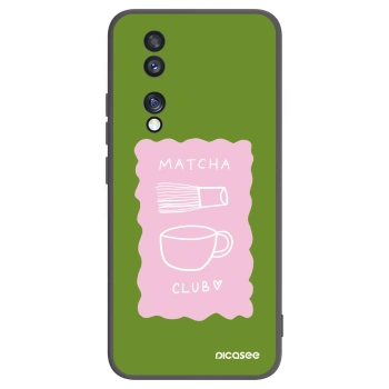 Picasee silikonový černý obal pro Honor 70 - Matcha club