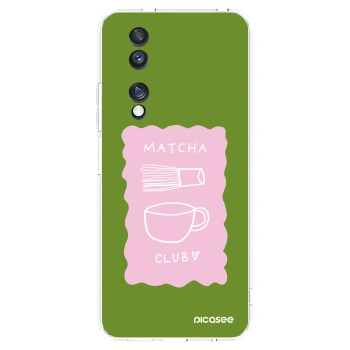 Picasee silikonový průhledný obal pro Honor 70 - Matcha club