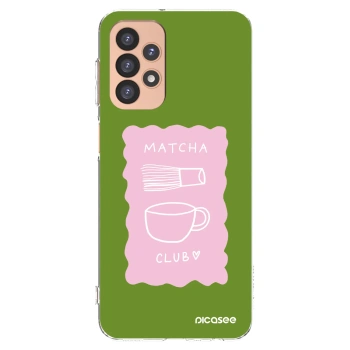 Picasee silikonový průhledný obal pro Samsung Galaxy A23 A236B 5G - Matcha club
